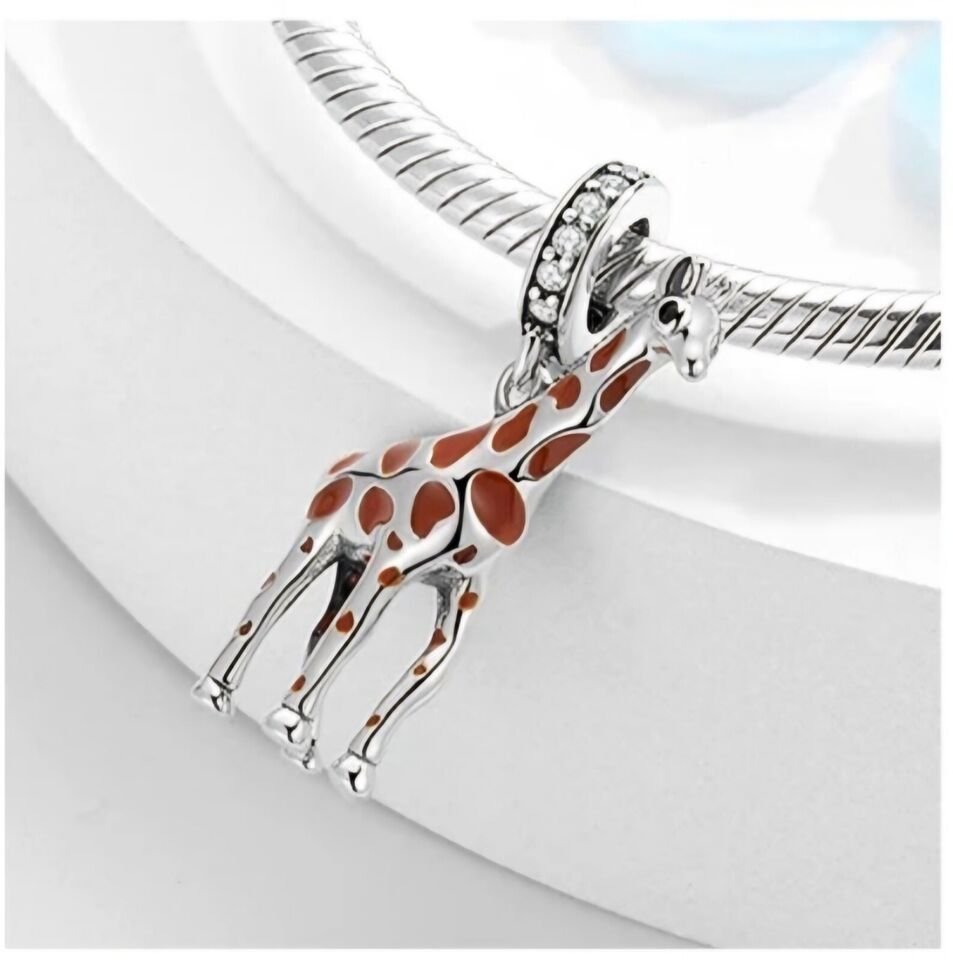 Cute Giraffe Dangle Charm - bellissi