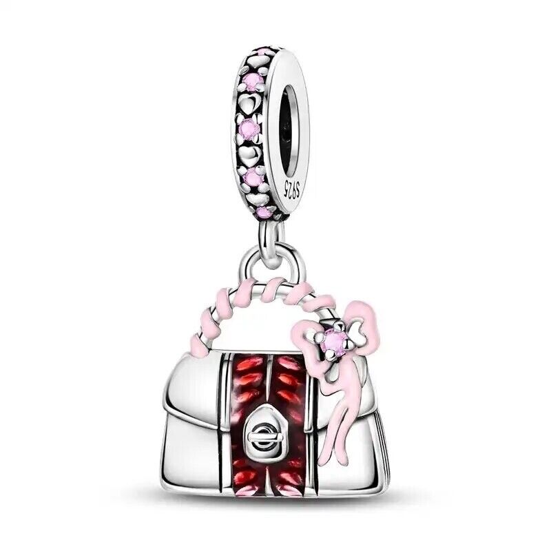 Cute Pink Bag Dangle Charm - bellissi