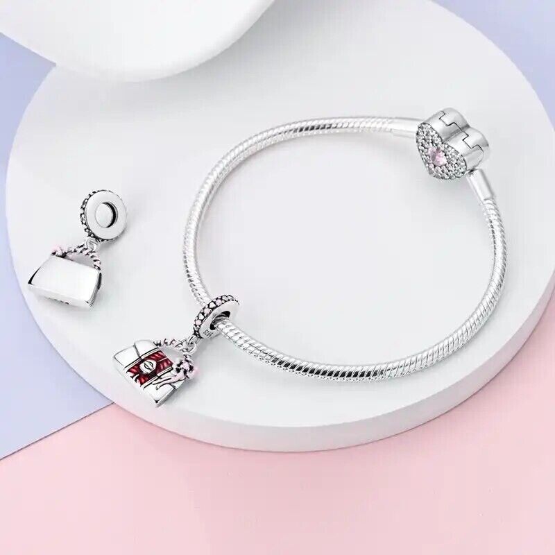 Cute Pink Bag Dangle Charm - bellissi