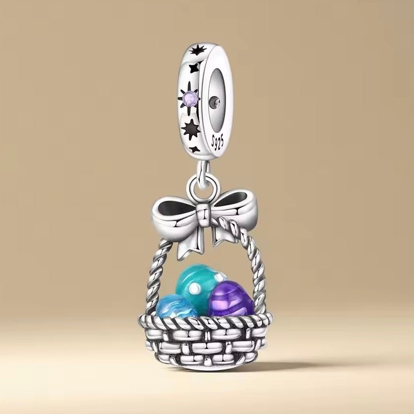 Easter Basket Dangle Charm - bellissi