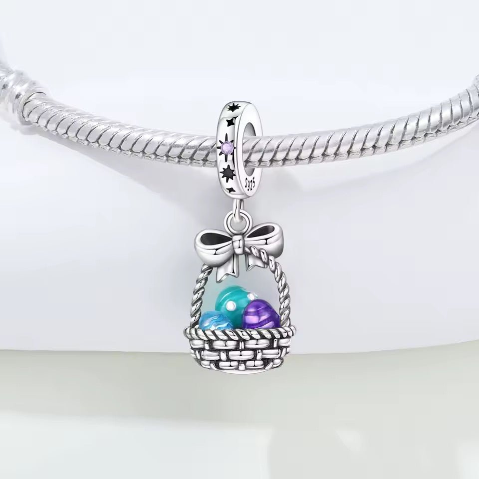 Easter Basket Dangle Charm - bellissi