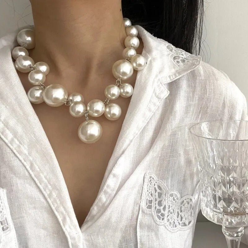 Elegant Imitation Pearl Women's Necklace - bellissi
