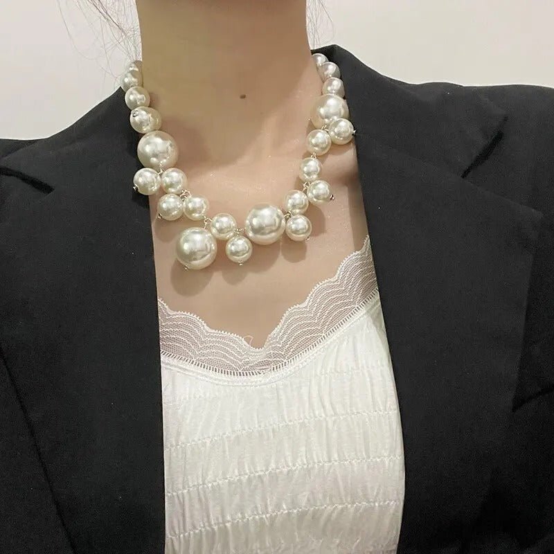 Elegant Imitation Pearl Women's Necklace - bellissi