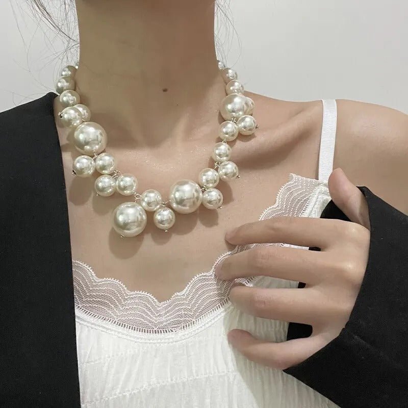 Elegant Imitation Pearl Women's Necklace - bellissi