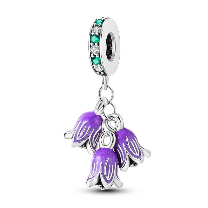 English Bluebells Dangle Charm - bellissi