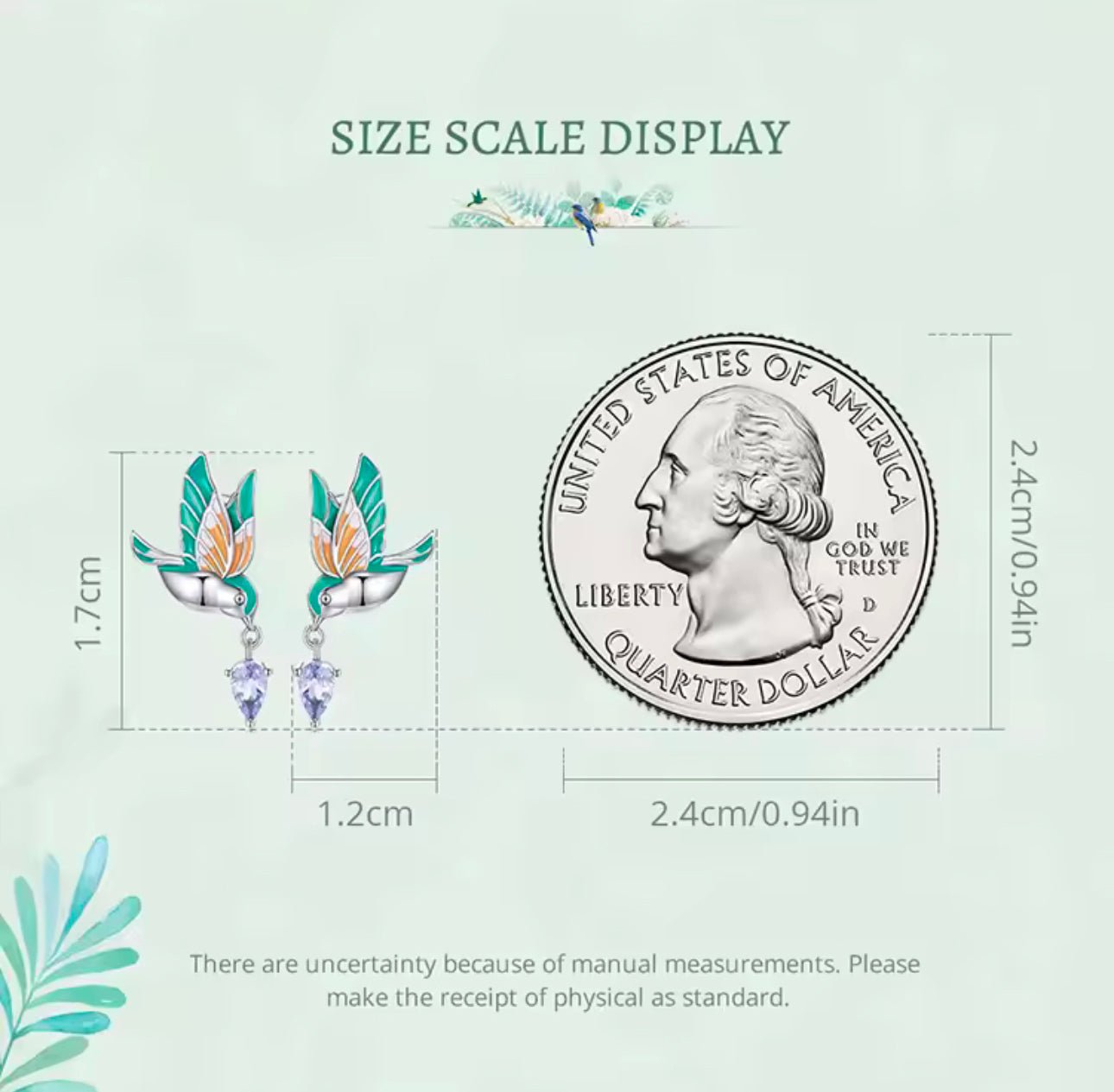 Exqusite Kingfisher Stud Earrings - bellissi