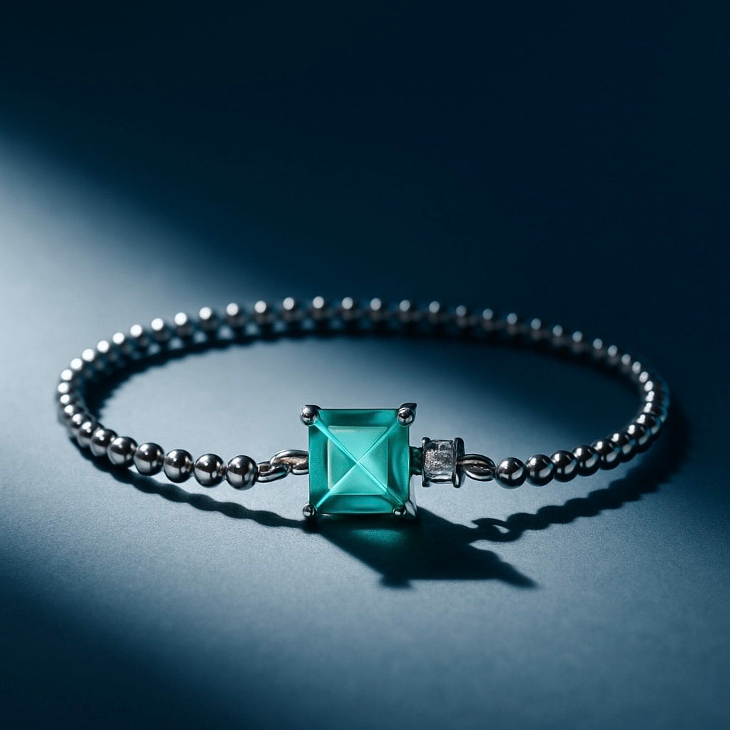 Silver Touch of Energy – Tourmaline Bracelet