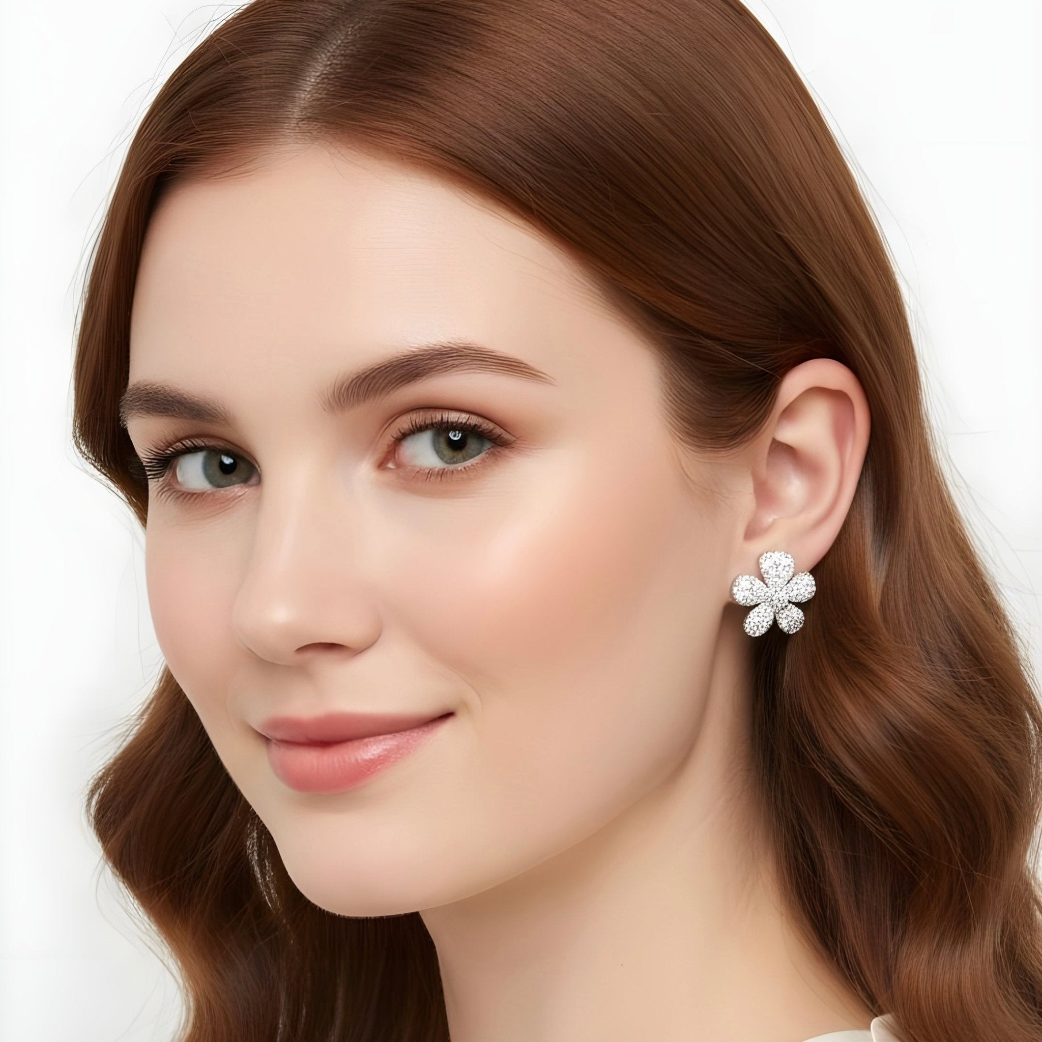 Floral Stud Earrings - bellissi