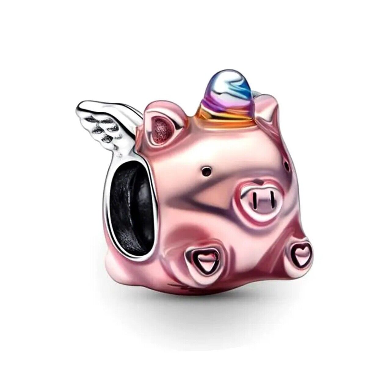 Flying Unicorn Pig Charm - bellissi