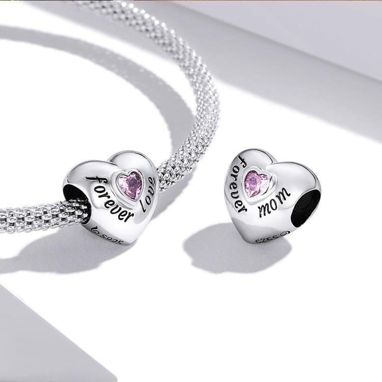 Forever Mom Heart Charm - bellissi