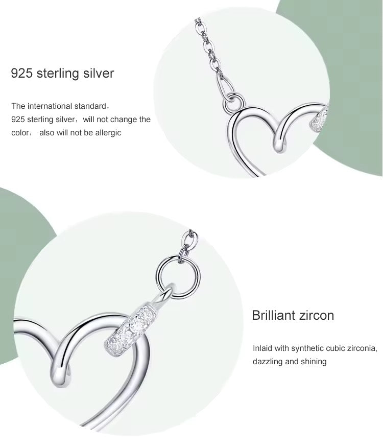 Gorgeous Heart Necklace - bellissi