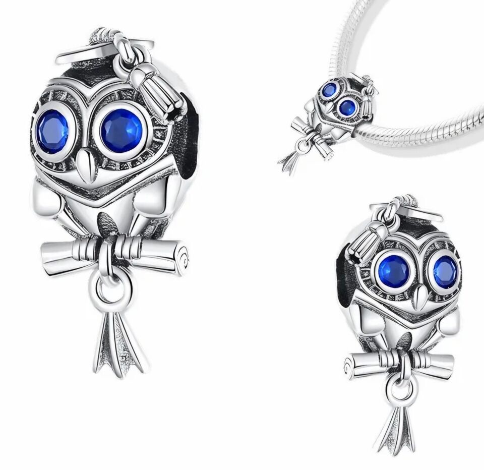 Graduation Owl Charm - bellissi