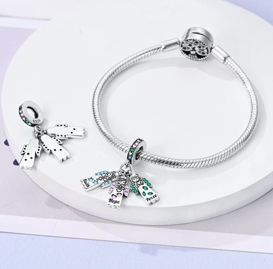 Guardian Angels Dangle Charm - bellissi