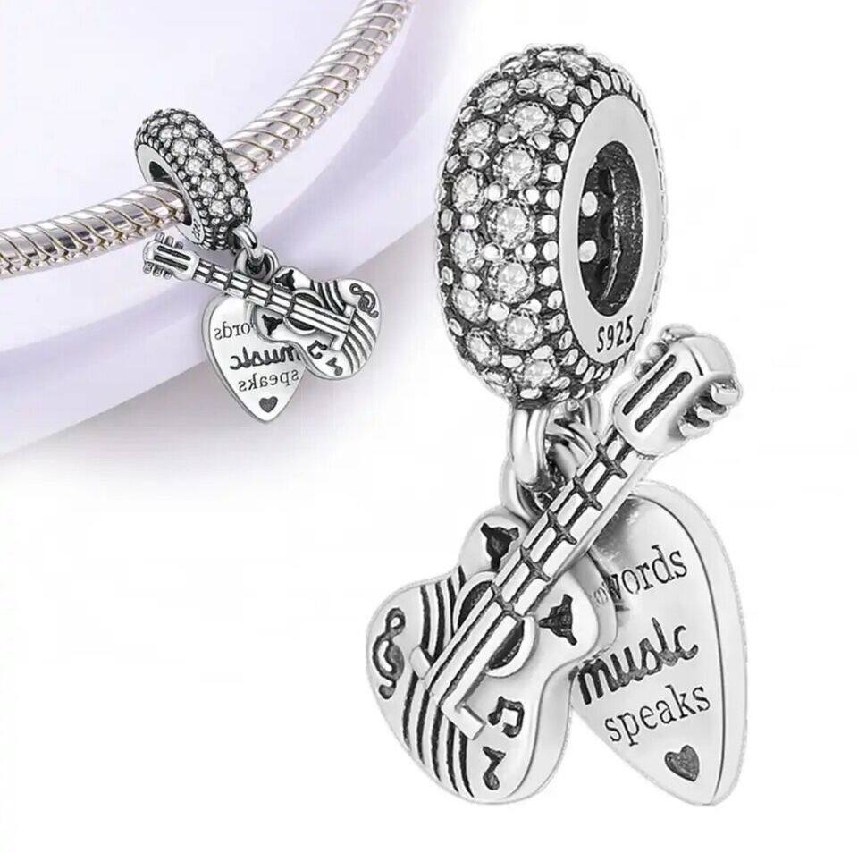 Guitar Violin & Music Lover Charm - bellissi
