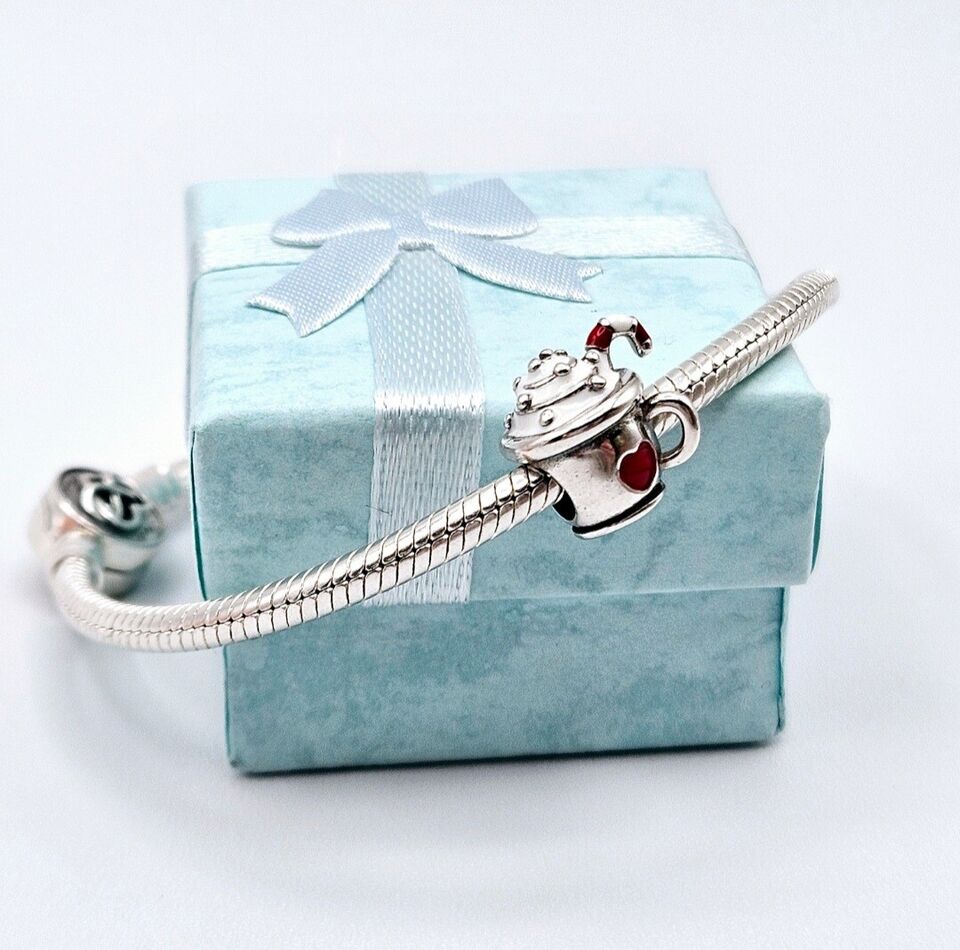 Hot Chocolate & Candy Cane Charm I - bellissi
