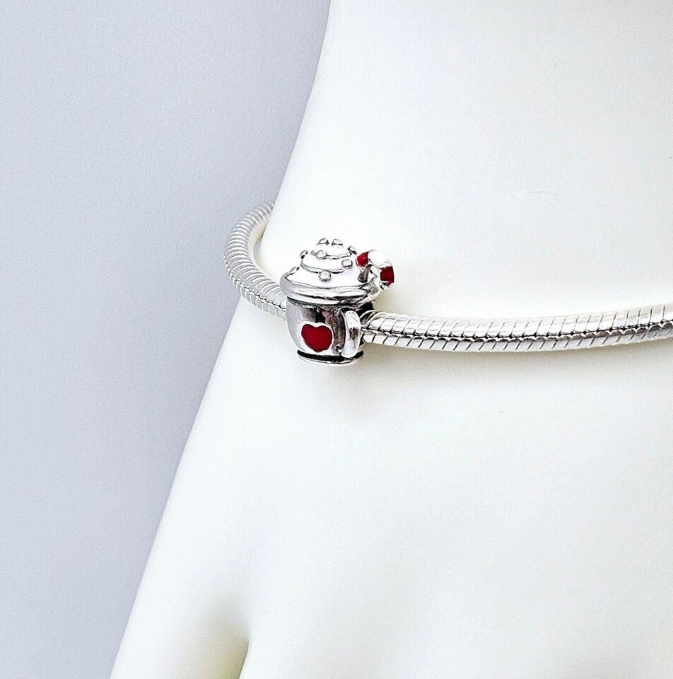 Hot Chocolate & Candy Cane Charm I - bellissi