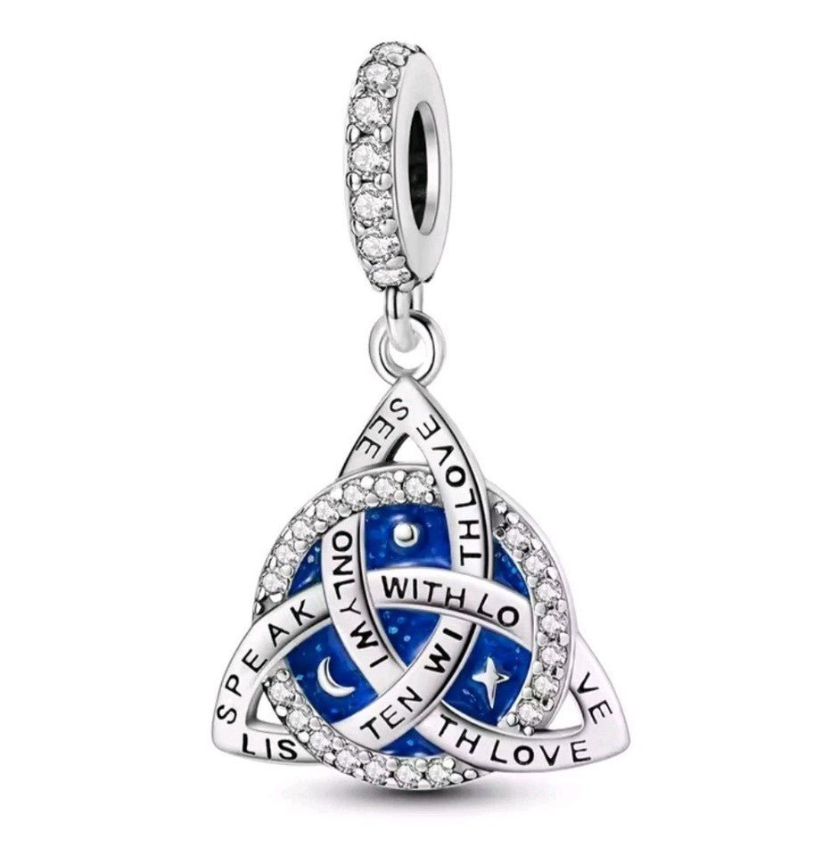 Irish Celtic Knot Dangle Charm - bellissi