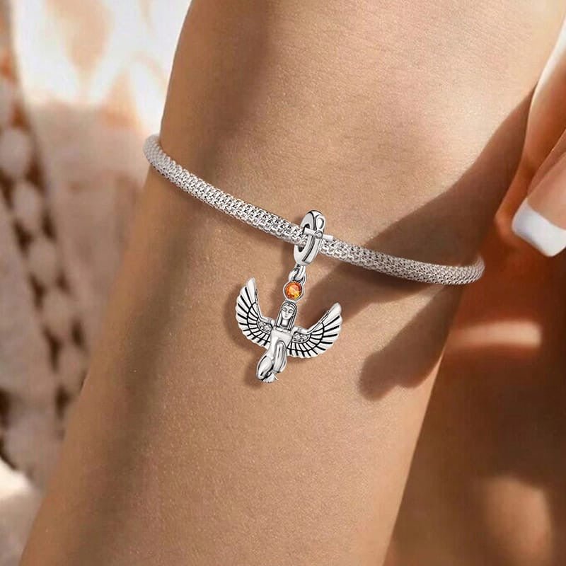 Isis Winged Goddess Charm - bellissi