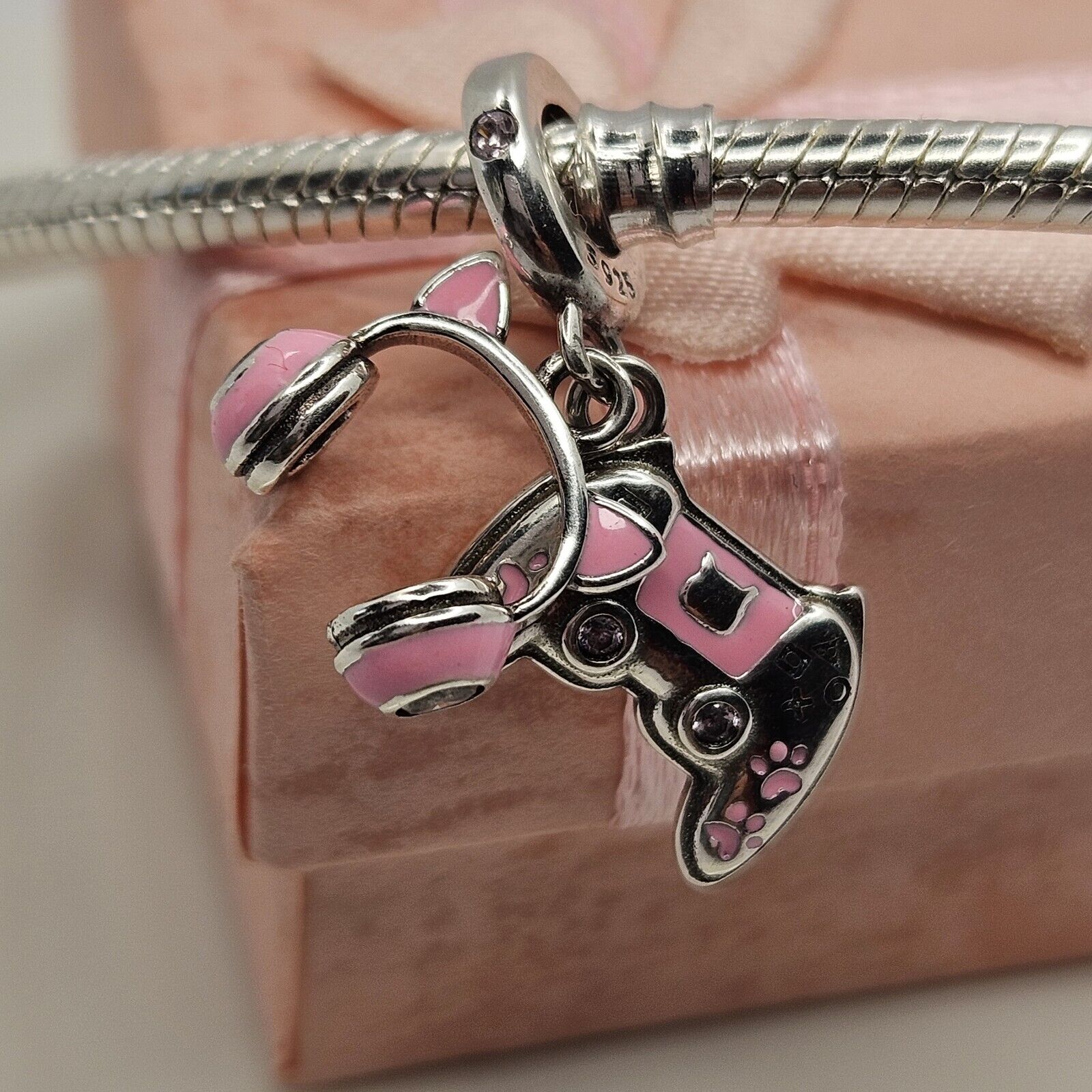 Kitty Headphones Controller Pink Charm - bellissi