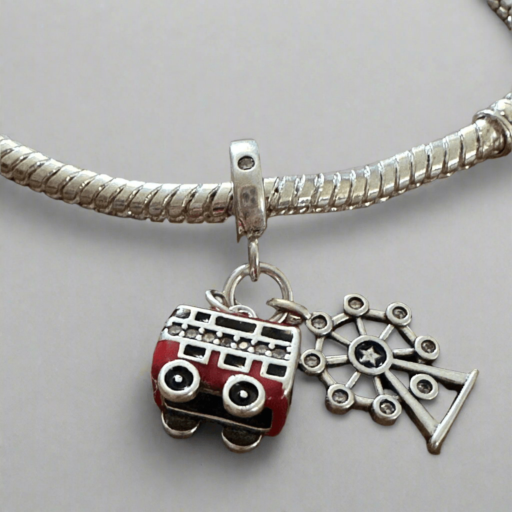 London Eye & Bus Charm - bellissi