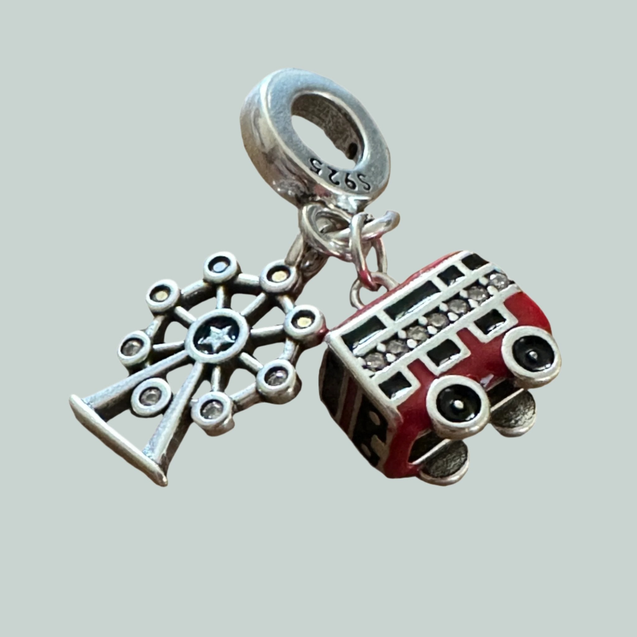London Eye & Bus Charm - bellissi