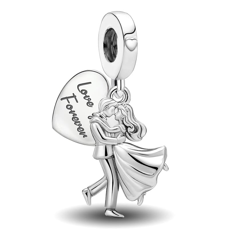 Love Forever Couple Dangle Charm - bellissi
