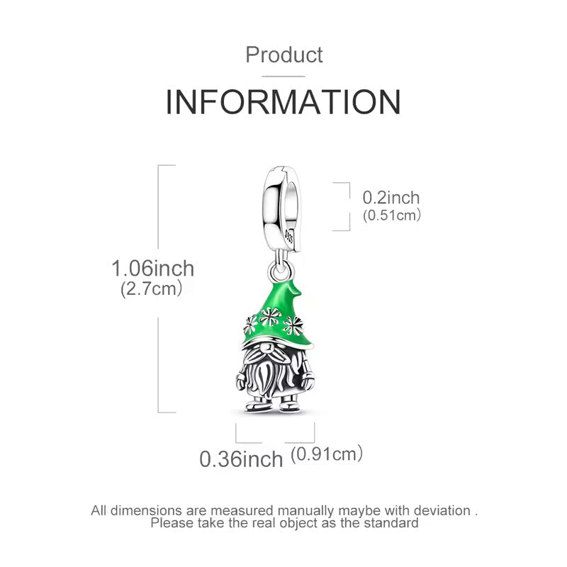 Lucky Gnome Dangle Charm - bellissi