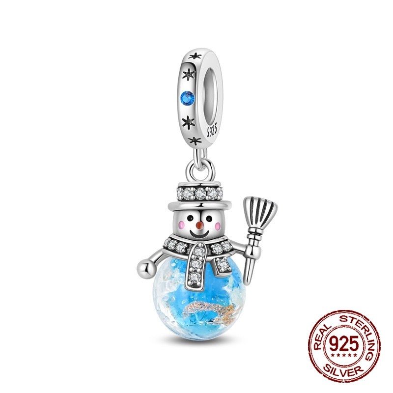 Luminous Snowman Charm - bellissi