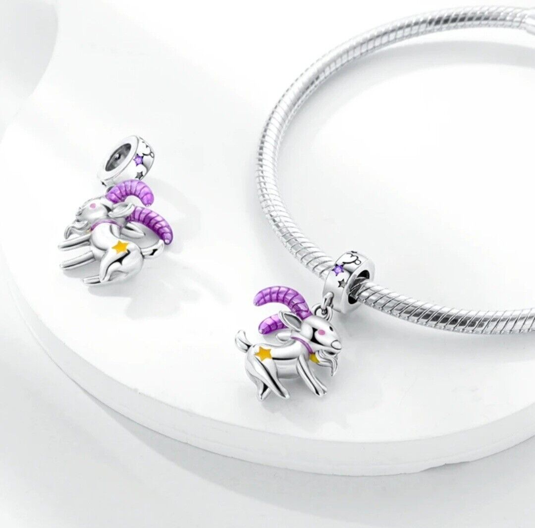 Luminous Zodiac Sign Capricorn Dangle Charm - bellissi
