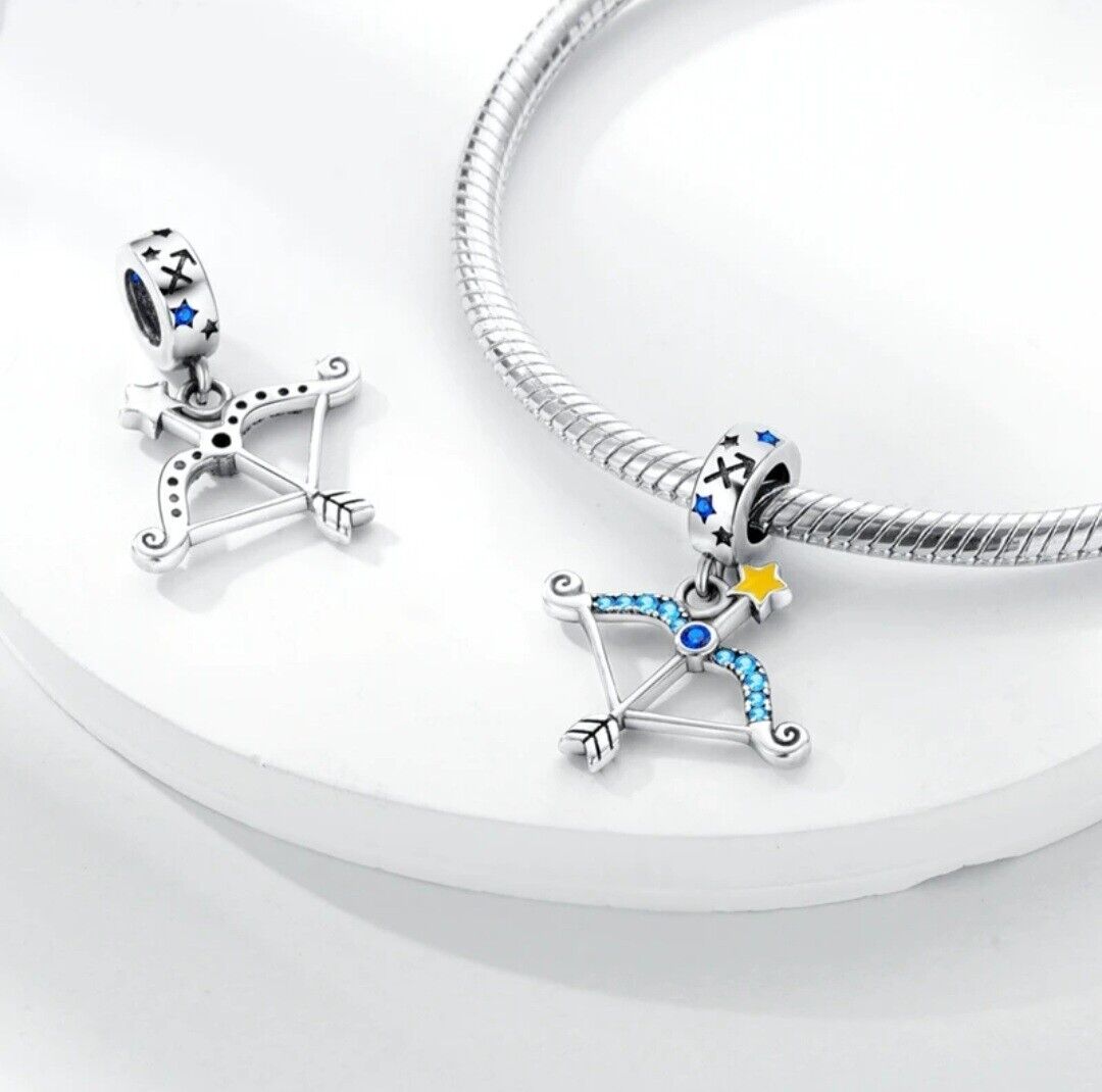 Luminous Zodiac Sign Sagittarius Dangle Charm - bellissi