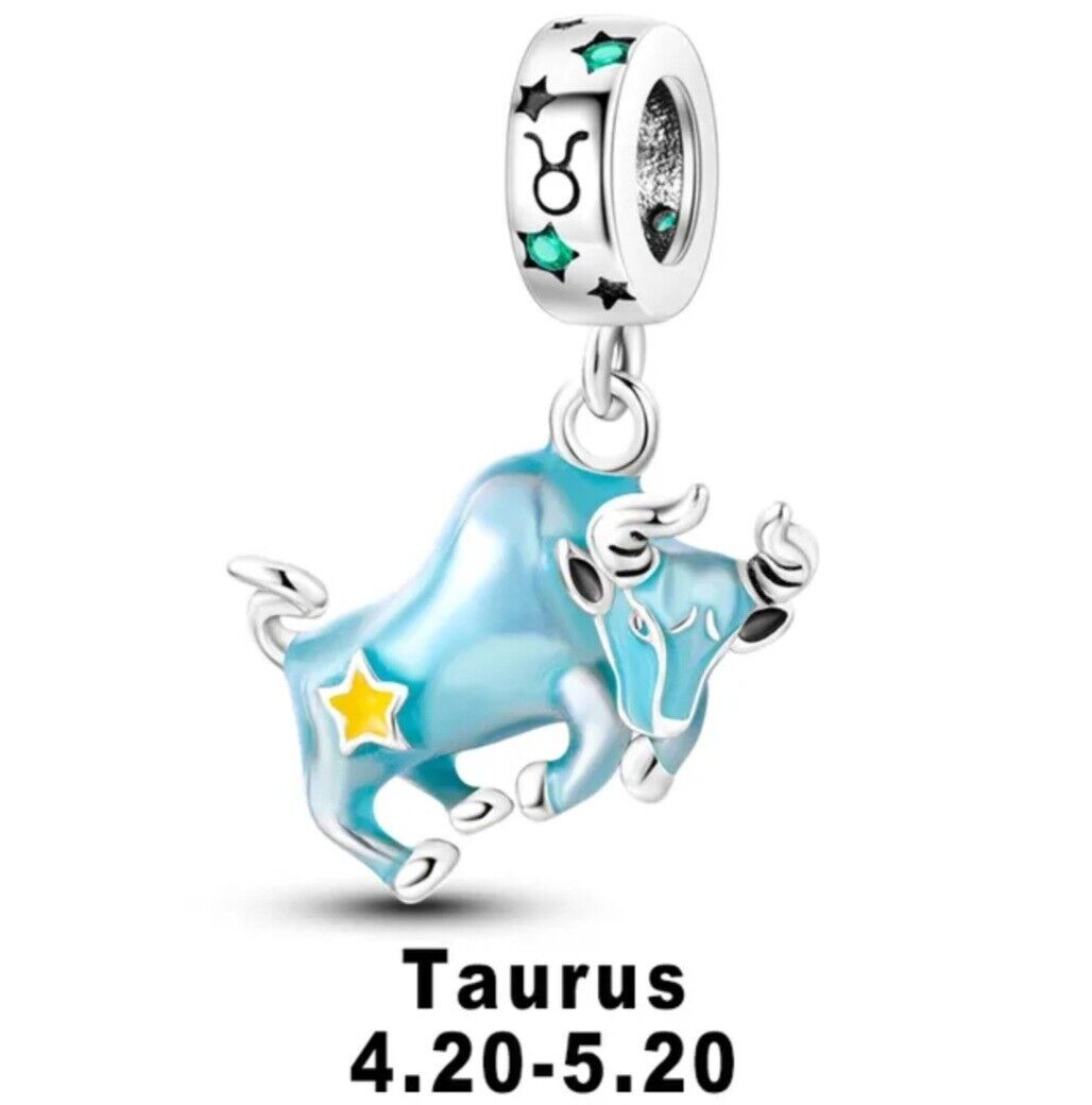 Luminous Zodiac Sign Taurus Dangle Charm - bellissi