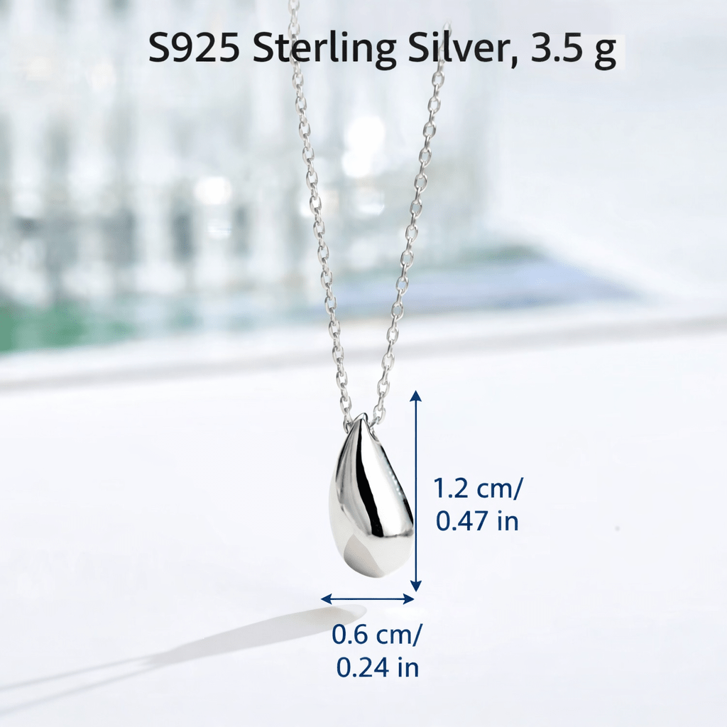 Minimalist Teardrop Necklace - bellissi