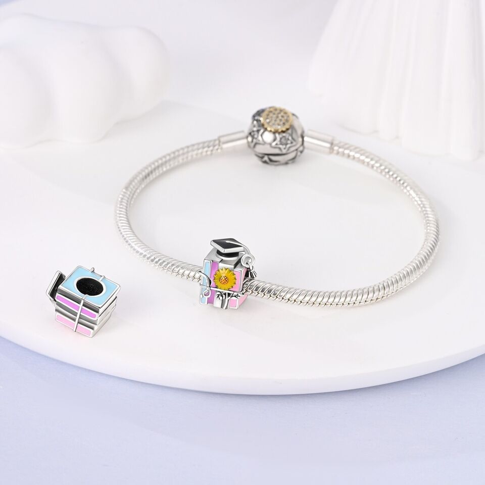Multicoloured Perfume Bottle Graduation - bellissi