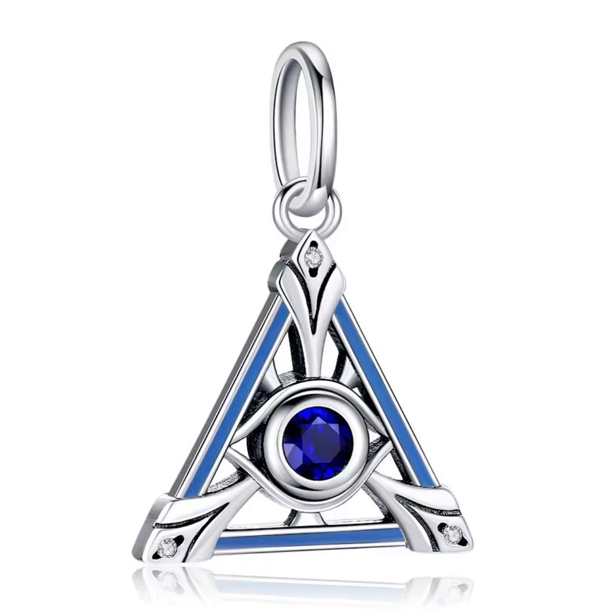 Mystic Eye Triangle Charm - bellissi