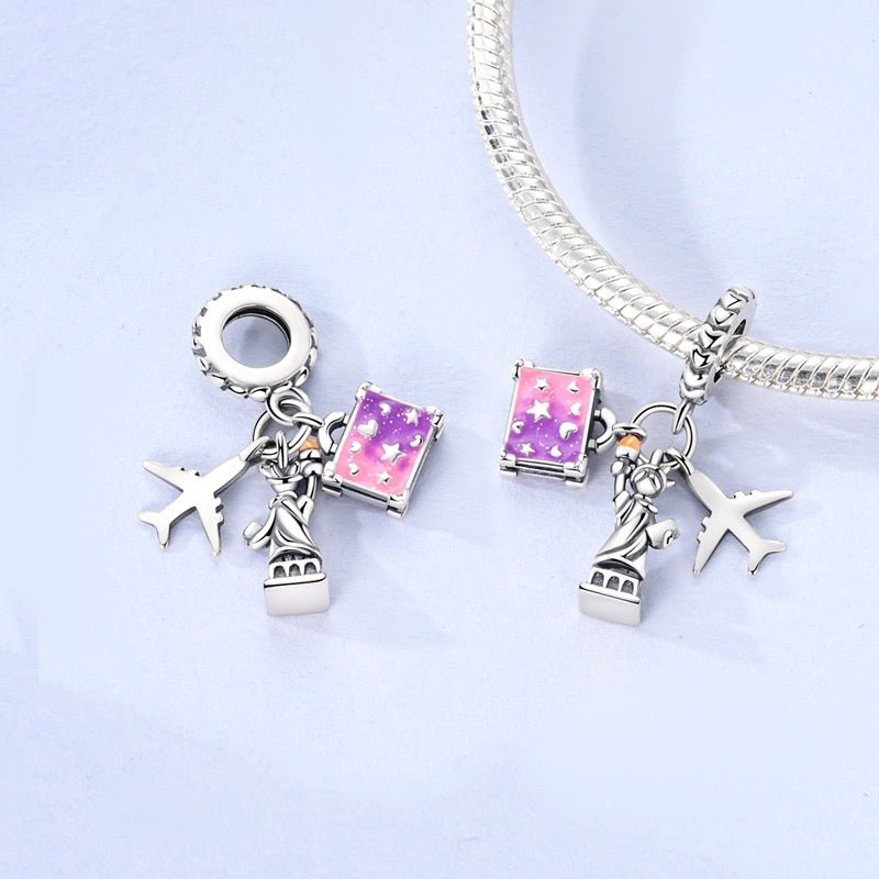 New York Travel Dangle Charm - bellissi
