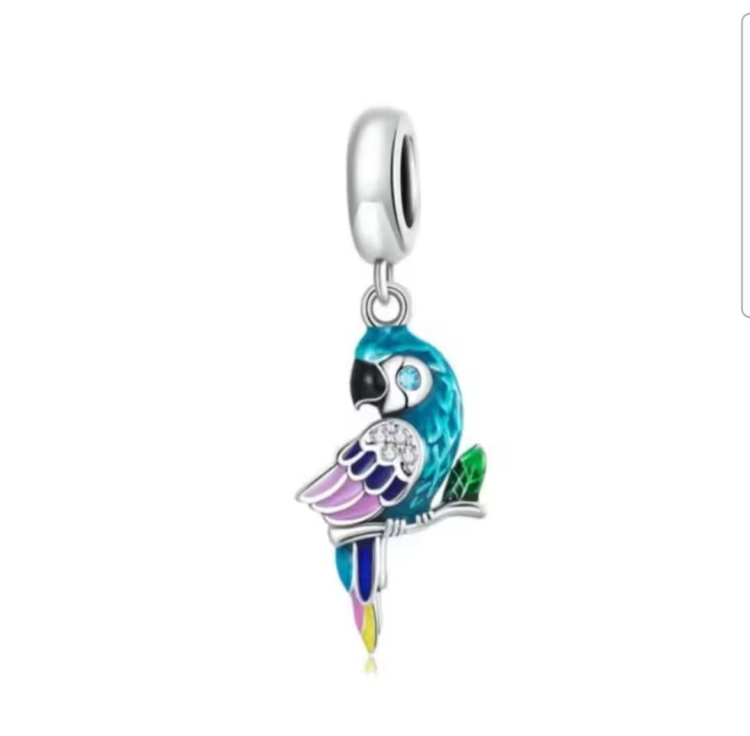 Parrot Dangle Charm - bellissi