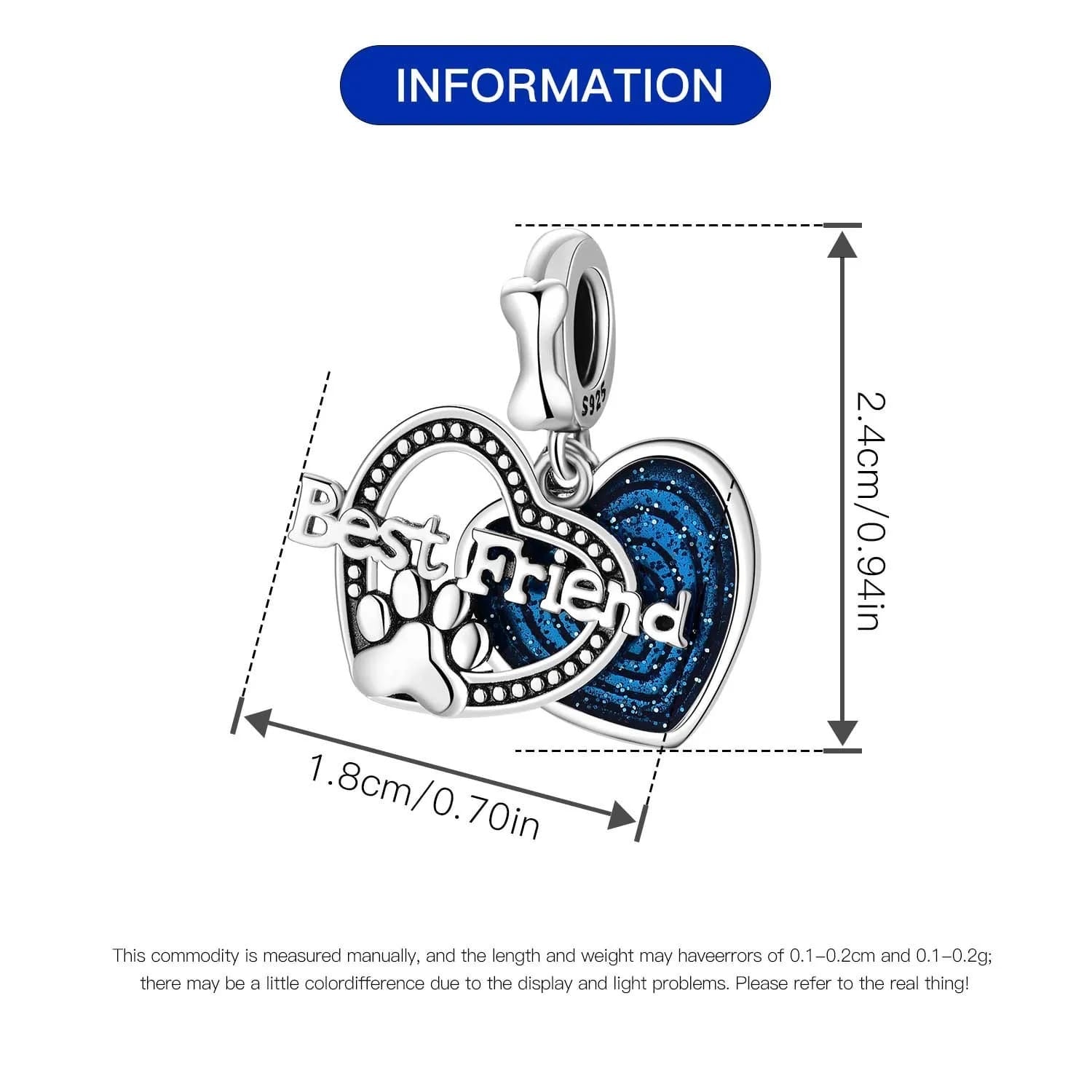 Pet Best Friend Dangle Charm - bellissi