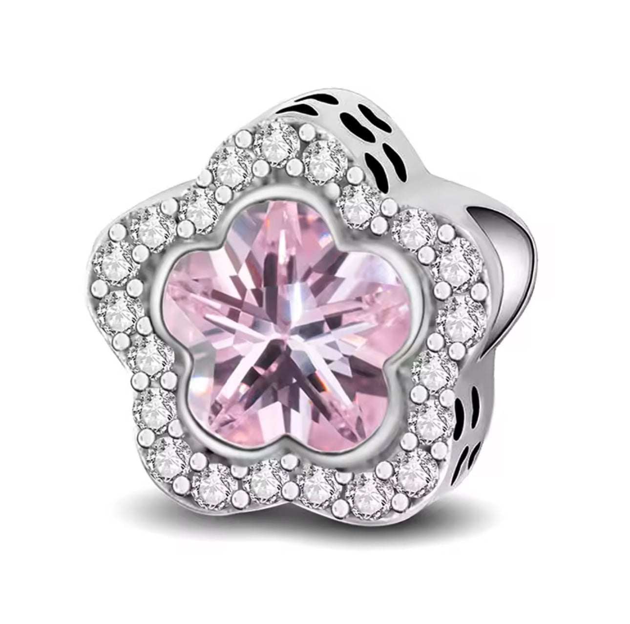 Pink Starflower Charm - bellissi