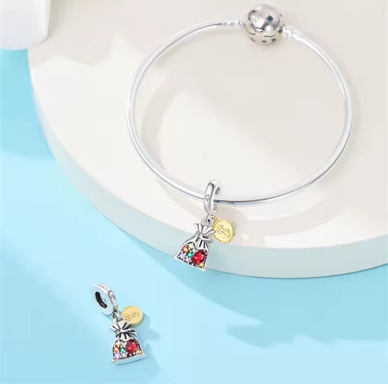Prosperity & Fortune Talisman Dangle Charm - bellissi