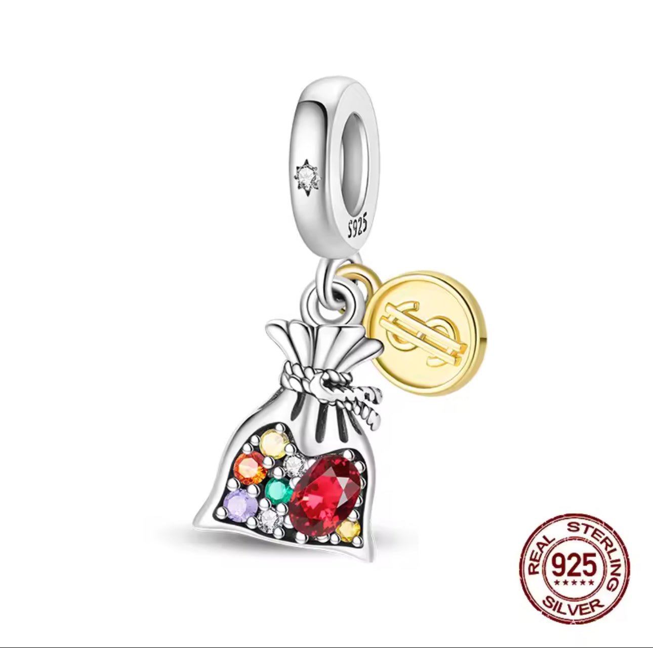 Prosperity & Fortune Talisman Dangle Charm - bellissi