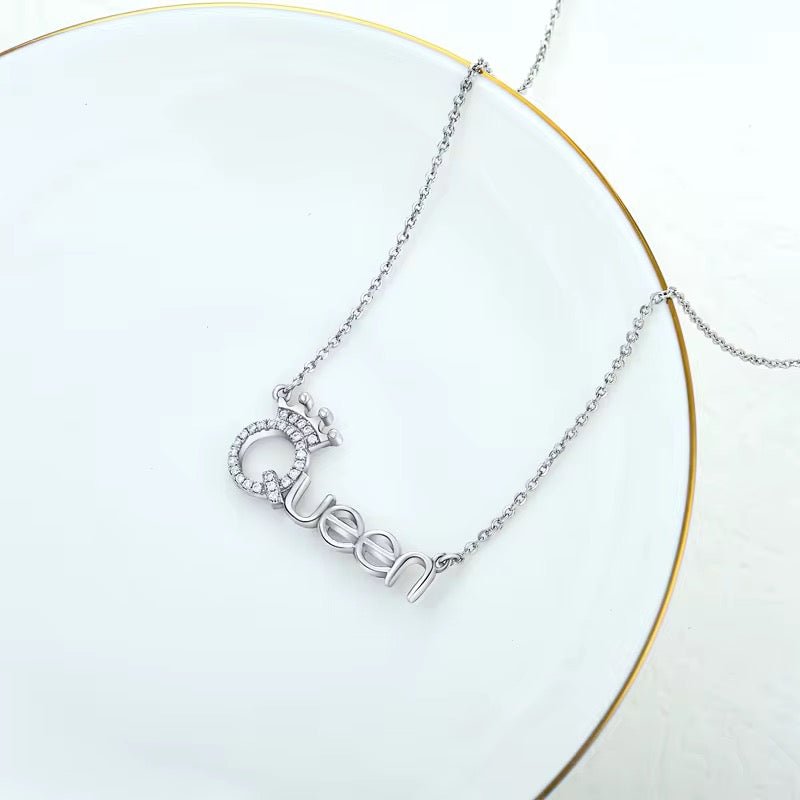 Queen Crown Necklace - bellissi