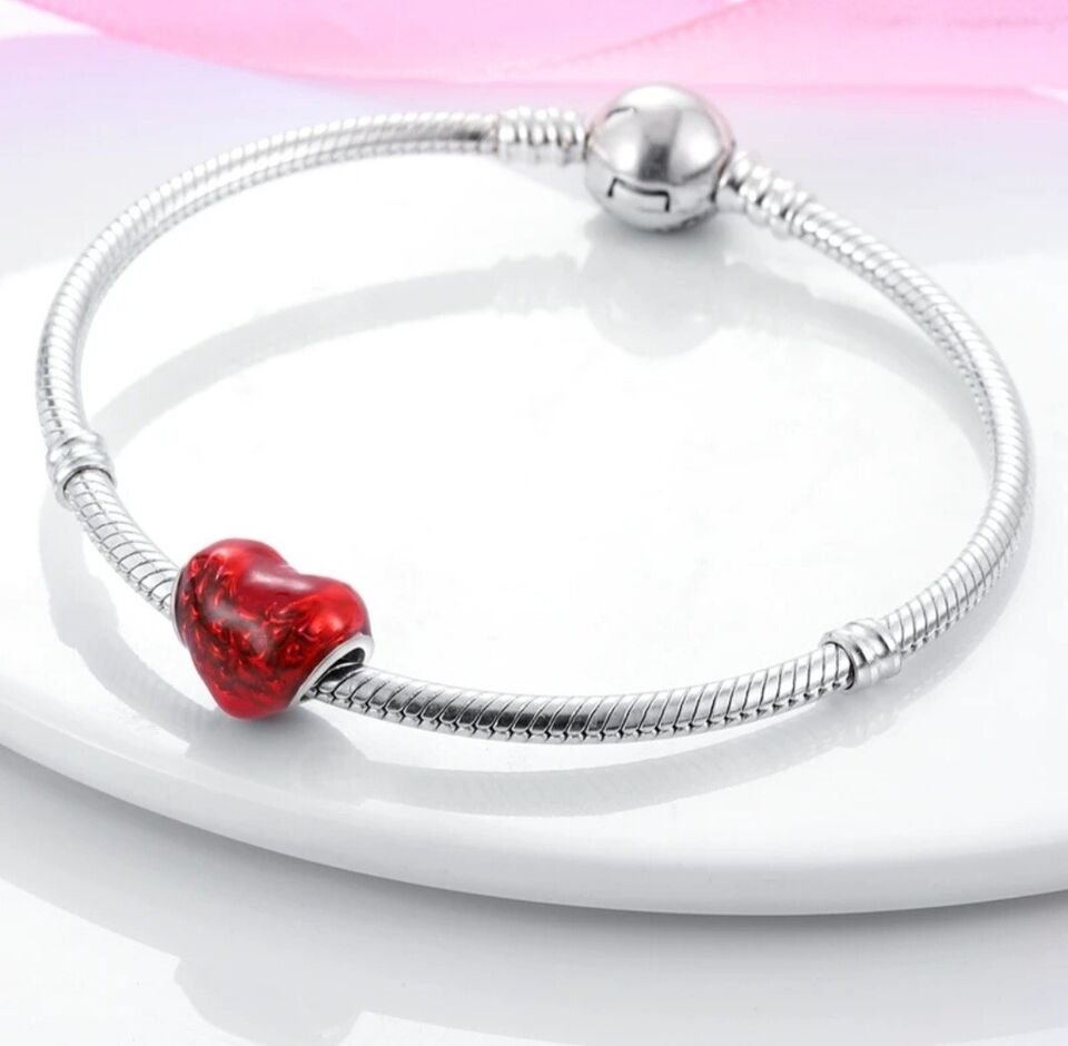 Red Love Heart Charm - bellissi
