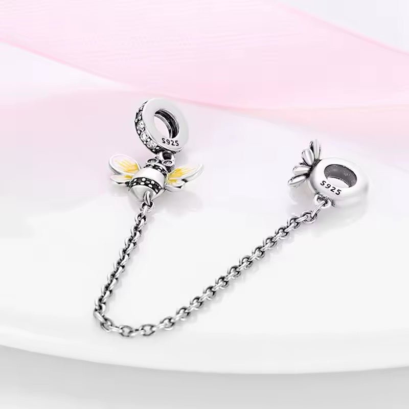 Safety Chain Bee Charm - bellissi