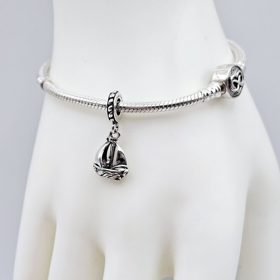 Sail Boat Dangle Charm - bellissi