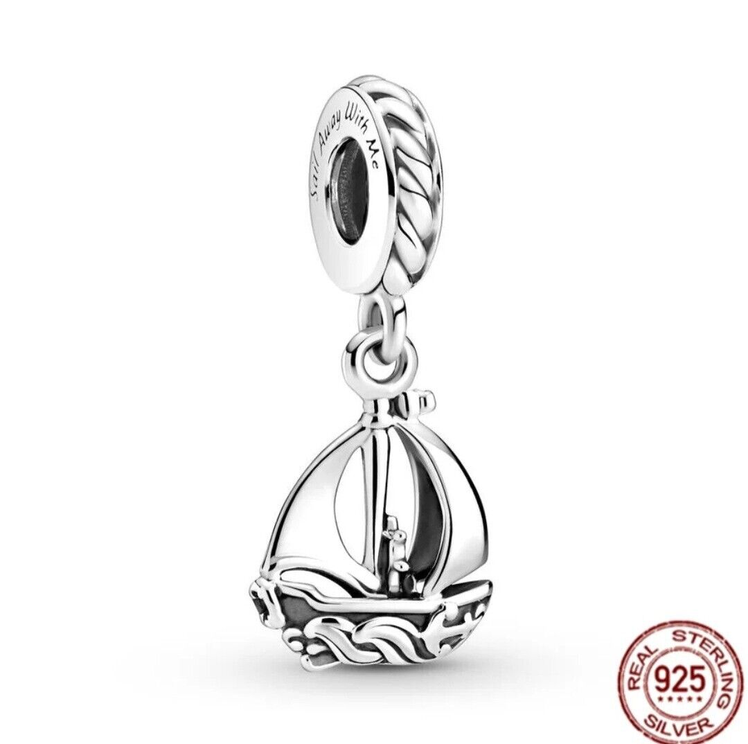 Sail Boat Dangle Charm - bellissi
