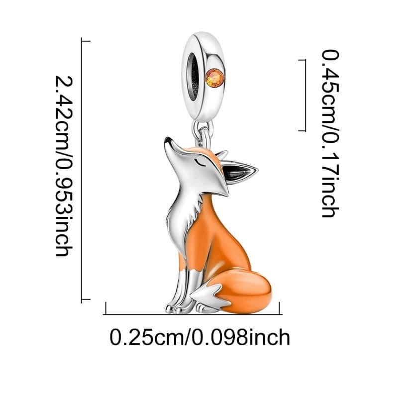 Silver Fox Charm - bellissi