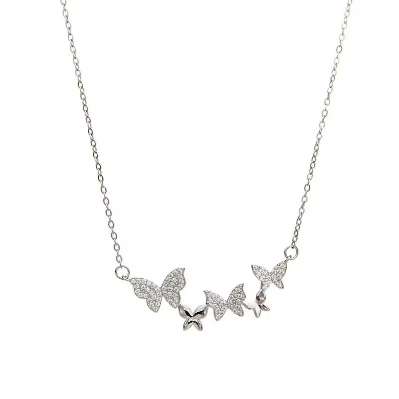 Sparkling Butterfly Chain Bracelet - bellissi