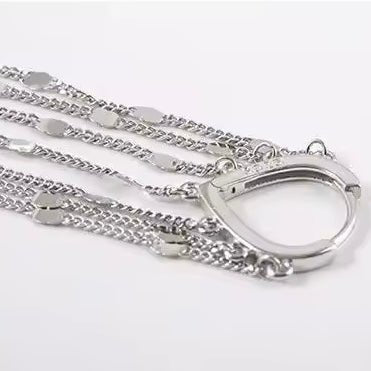 Sparkling Multi Row Drop Earrings Dangle - bellissi