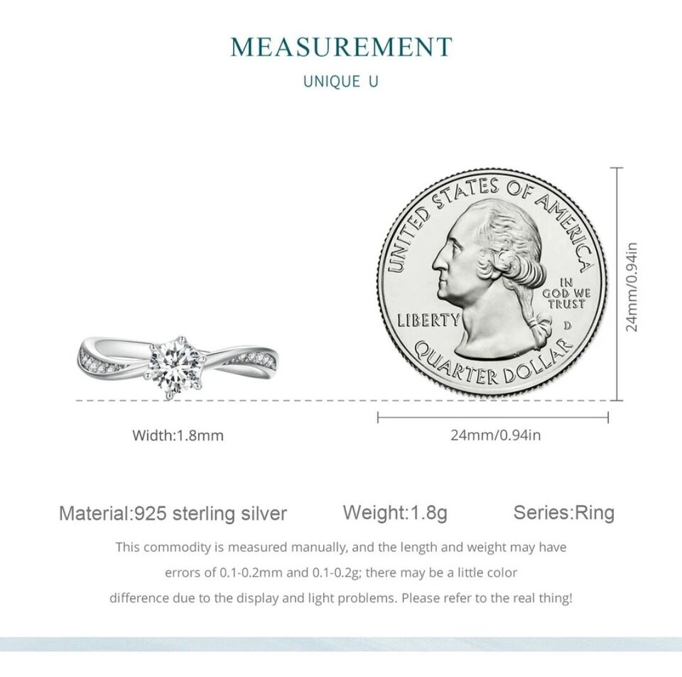 Sparkling Ring With Cubic Zirconia - bellissi