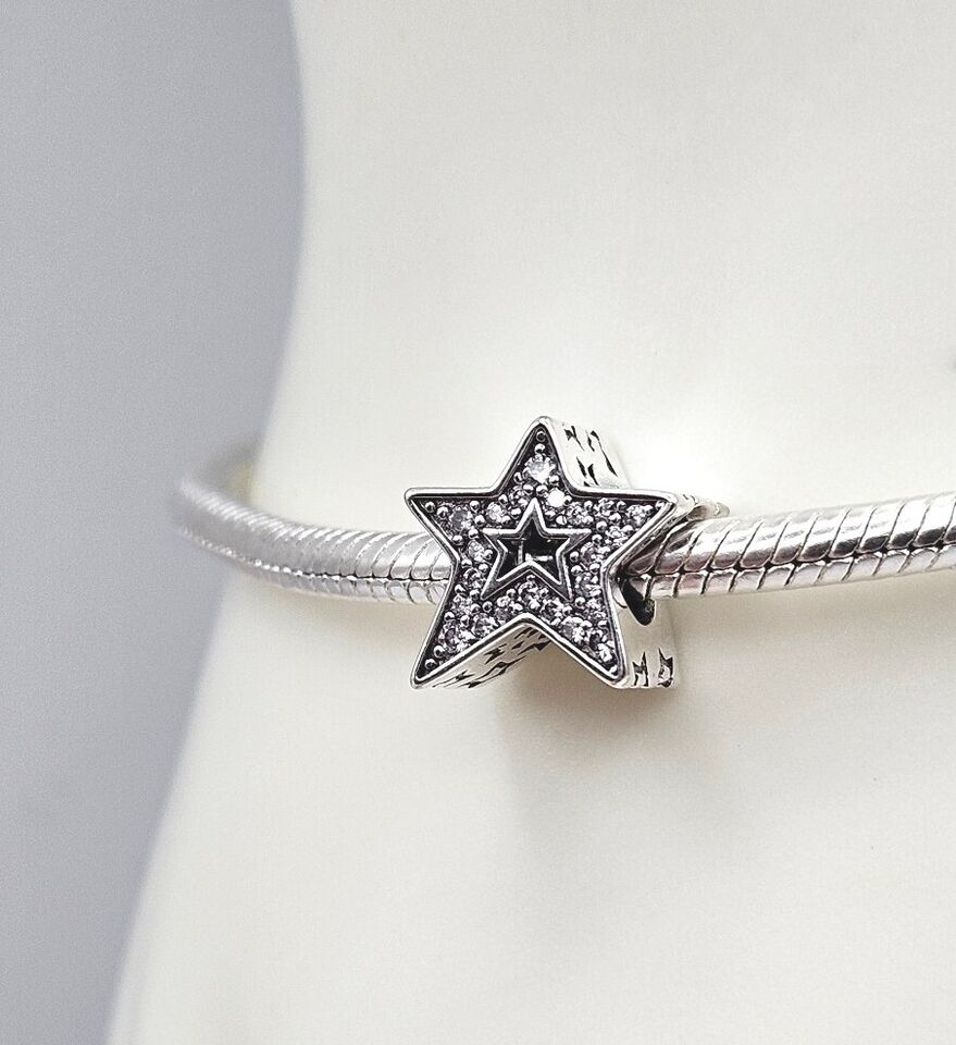 Star With Zircon Charm - bellissi